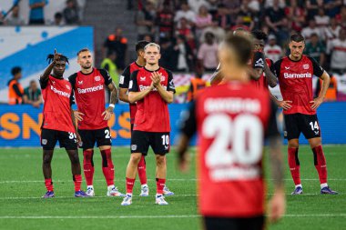 LEVERKUSEN, GERMANY - 17.08.24: The DFB Super Pokal match FC Bayer 04 Leverkusen vs Stuttgart at BayArena