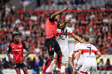 LEVERKUSEN, GERMANY - 17.08.24: Jonathan Tah, The DFB Super Pokal maçı Bayer 04 Leverkusen vs Stuttgart