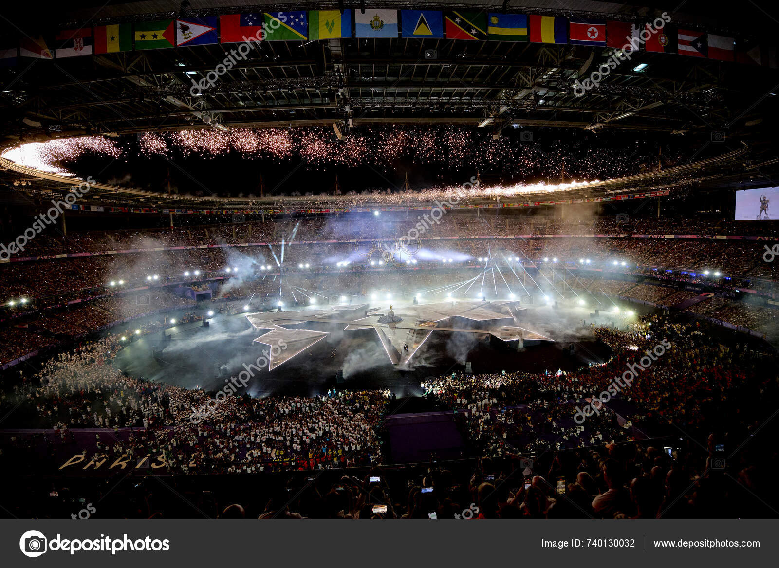 Paris France August 2024 Closing Ceremony Paris 2024 Olympic Games