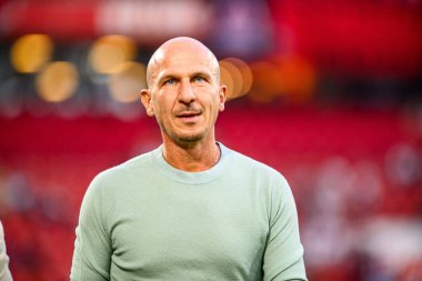 COLOGNE, ALMANY - 24 AĞUSTOS, 2024: Gerhard Struber, 2.Bundesliga 1 'in futbol maçı. FC Koeln Eintracht Braunschweig 'e karşı Rhein Enerji Stadyumu' nda