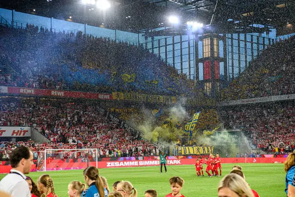 stock image COLOGNE, GERMANY - 24 AUGUST, 2024: The football match of 2.Bundesliga 1. FC Koeln vs Eintracht Braunschweig at Rhein Energie Stadion