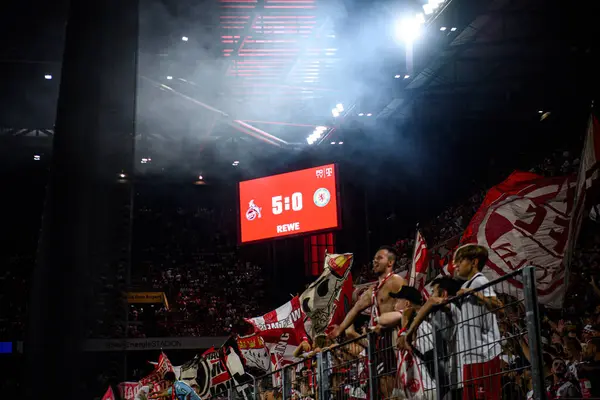 stock image COLOGNE, GERMANY - 24 AUGUST, 2024: The football match of 2.Bundesliga 1. FC Koeln vs Eintracht Braunschweig at Rhein Energie Stadion