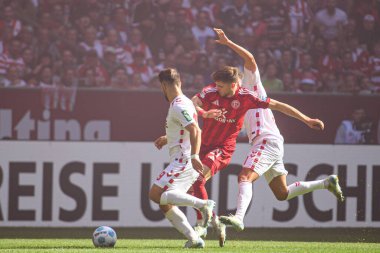 DUESSELDORF, GERMANY - 21 Eylül 2024: Mercur Spiel Arena 'da 2.Bundesliga Fortuna Duesseldorf - 1.FC Koeln maçı