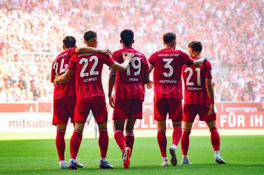 DUESSELDORF, GERMANY - 21 SEPTEMBER, 2024: Emmanuel Iyoha, Mercur Spiel Arena 'da 2.Bundesliga Fortuna Duesseldorf maçında 1.FC Koeln' e karşı