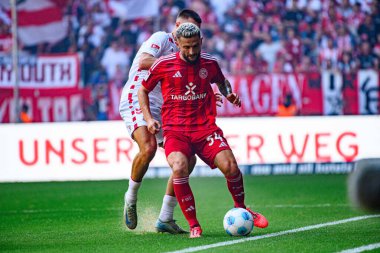 DUESSELDORF, GERMANY - 21 Eylül 2024: Mercur Spiel Arena 'da 2.Bundesliga Fortuna Duesseldorf - 1.FC Koeln maçı
