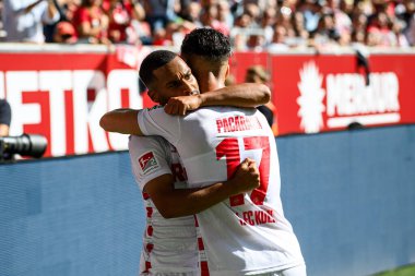 DUESSELDORF, GERMANY - 21 SEPTEMBER, 2024: Linton Maina, Mercur Spiel Arena 'da 2.Bundesliga Fortuna Duesseldorf 1.FC Koeln maçında