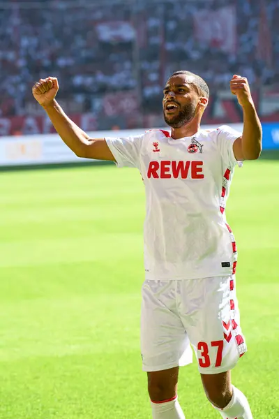 stock image DUESSELDORF, GERMANY - 21 SEPTEMBER, 2024: Linton Maina, The football match of 2.Bundesliga Fortuna Duesseldorf vs. 1.FC Koeln at Mercur Spiel Arena