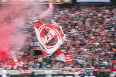 COLOGNE, GERMANY - 29 Eylül 2024: Rhein Energie Stadion 'da 2.Bundesliga 1.FC Koeln-Karlsruher SC maçı