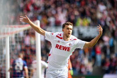 COLOGNE, GERMANY - 29 SEPTEMBER, 2024: Luca Waldschmidt, Rhein Energie Stadion 'da 2.Bundesliga 1.FC Koeln-Karlsruher SC maçı