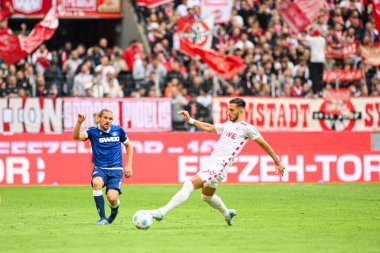 COLOGNE, GERMANY - 29 Eylül 2024: Rhein Energie Stadion 'da 2.Bundesliga 1.FC Koeln-Karlsruher SC maçı