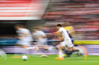 COLOGNE, GERMANY - 29 Eylül 2024: Rhein Energie Stadion 'da 2.Bundesliga 1.FC Koeln-Karlsruher SC maçı