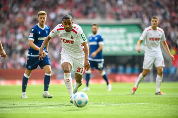 COLOGNE, GERMANY - 29 SEPTEMBER, 2024: Linton Maina, 1.Bundesliga 1.FC Koeln-Karlsruher SC maçı Rhein Energie Stadion 'da