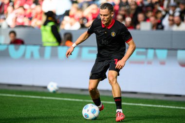 LEVERKUSEN, ALMANY - 5 EKİM, 2024: Florian Wirtz, Bundesliga, maç 2. Bayer 04 Leverkusen, Bayarena 'da Holstein Kiel' e karşı.