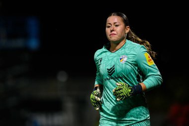 LEVERKUSEN, ALMANY - 7 Ekim 2024: Bayanlar Bundesliga Bayer 04 Leverkusen - Ulrich Haberland Stadyumu 'nda FC Carl Zeiss Jena