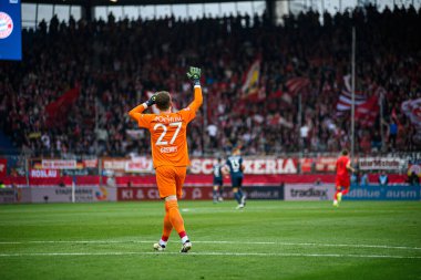 BOCHUM, GERMANY - 27 Ekim 2024: Patrick Drewes, VfL Bochum 1848 FC Bayern Muenchen 'e karşı Vonovia Ruhr Stadyumu' nda oynanan futbol maçı