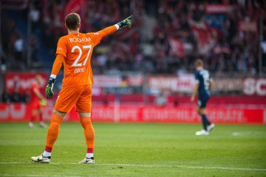 BOCHUM, GERMANY - 27 Ekim 2024: Patrick Drewes, VfL Bochum 1848 FC Bayern Muenchen 'e karşı Vonovia Ruhr Stadyumu' nda oynanan futbol maçı