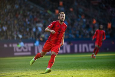 BOCHUM, GERMANY - 27 Ekim 2024: Harry Kane VfL Bochum futbol maçı Vonovia Ruhr Stadyumu 'nda FC Bayern Muenchen' e karşı