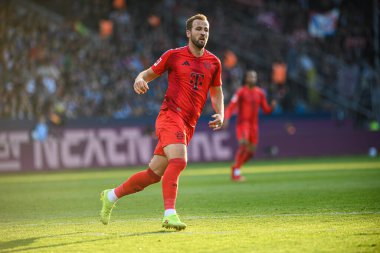 BOCHUM, GERMANY - 27 Ekim 2024: Harry Kane VfL Bochum futbol maçı Vonovia Ruhr Stadyumu 'nda FC Bayern Muenchen' e karşı