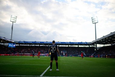 BOCHUM, GERMANY - 27 Ekim 2024: VfL Bochum futbol maçı Vonovia Ruhr Stadyumu 'nda FC Bayern Muenchen' e karşı