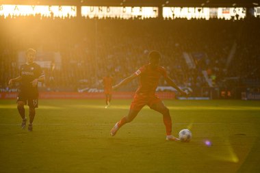 BOCHUM, GERMANY - 27 OCTOBER, 2024: Kingsley Coman, The football match of Bundesliga VfL Bochum 1848 vs FC Bayern Muenchen at Vonovia Ruhr Stadion clipart