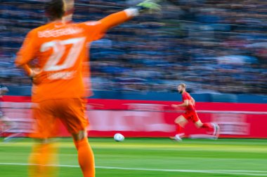 BOCHUM, Almanya - 27 EKİM, 2024: Konrad Laimer. Bundesliga VfL Bochum 1848-FC Bayern Muenchen maçı Vonovia Ruhr Stadyumu 'nda oynanacak.