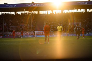 BOCHUM, GERMANY - 27 Ekim 2024: VfL Bochum futbol maçı Vonovia Ruhr Stadyumu 'nda FC Bayern Muenchen' e karşı