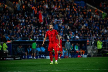 BOCHUM, GERMANY - 27 Ekim 2024: Harry Kane VfL Bochum futbol maçı Vonovia Ruhr Stadyumu 'nda FC Bayern Muenchen' e karşı