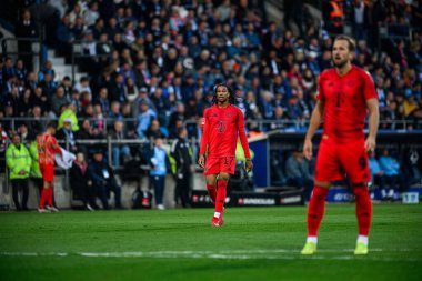 BOCHUM, GERMANY - 27 Ekim 2024: Michael Olise, VfL Bochum 'un Vonovia Ruhr Stadyumu' nda FC Bayern Muenchen 'e karşı oynadığı futbol maçı
