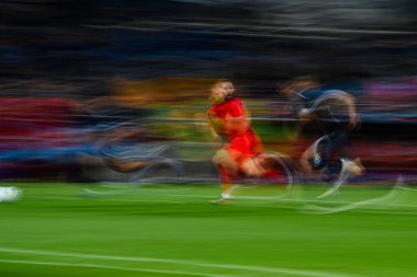 BOCHUM, GERMANY - 27 Ekim 2024: VfL Bochum futbol maçı Vonovia Ruhr Stadyumu 'nda FC Bayern Muenchen' e karşı