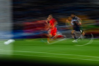 BOCHUM, GERMANY - 27 Ekim 2024: VfL Bochum futbol maçı Vonovia Ruhr Stadyumu 'nda FC Bayern Muenchen' e karşı