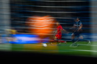 BOCHUM, GERMANY - 27 Ekim 2024: VfL Bochum futbol maçı Vonovia Ruhr Stadyumu 'nda FC Bayern Muenchen' e karşı