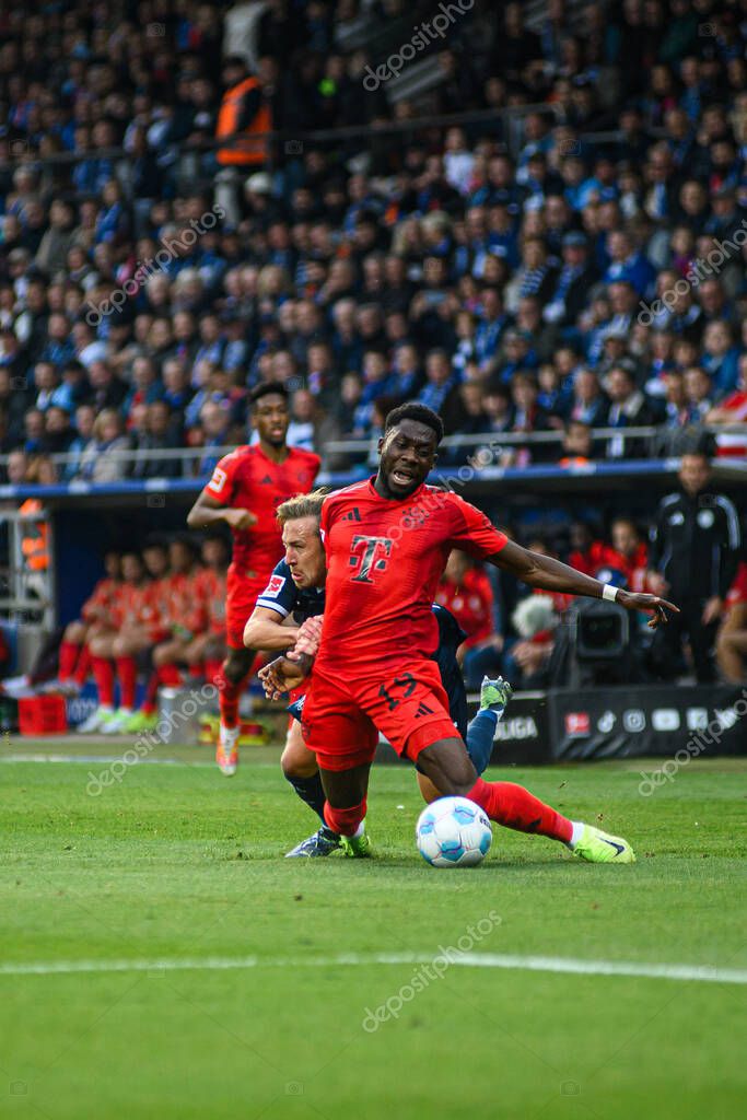 BOCHUM, GERMANY - 27 OCTOBER, 2024: Alphonso Davies, The football match of Bundesliga VfL Bochum 1848 vs FC Bayern Muenchen at Vonovia Ruhr Stadion