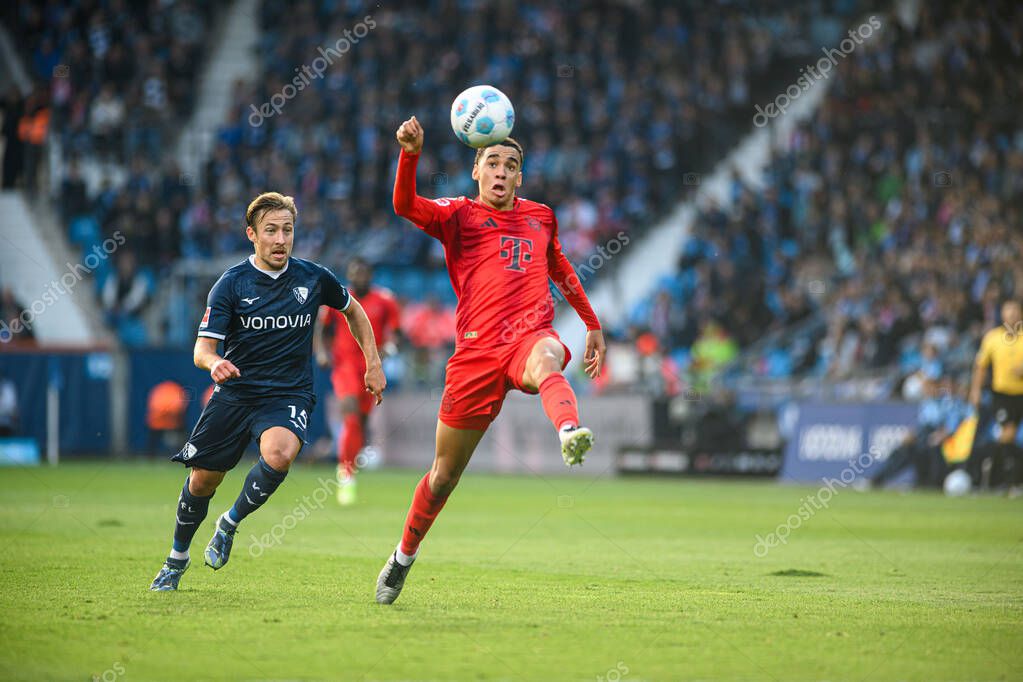 BOCHUM, GERMANY - 27 OCTOBER, 2024: Jamal Musiala, The football match of Bundesliga VfL Bochum 1848 vs FC Bayern Muenchen at Vonovia Ruhr Stadion