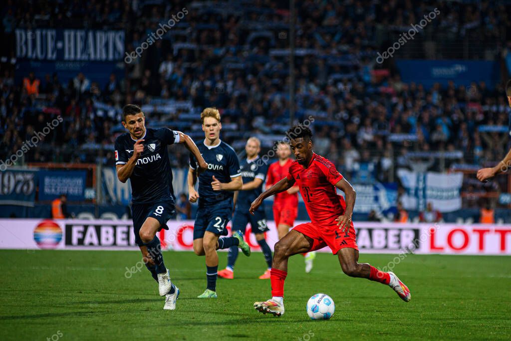 BOCHUM, GERMANY - 27 OCTOBER, 2024: Kingsley Coman, The football match of Bundesliga VfL Bochum 1848 vs FC Bayern Muenchen at Vonovia Ruhr Stadion