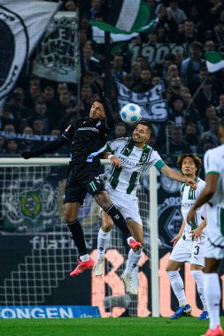 MOENCHENGLADBACH, GERMANY - 3 NOVEMBER, 2024: The football match of Bundesliga Borussia Moenchengladbach vs Werder Bremen at Borussia Park clipart