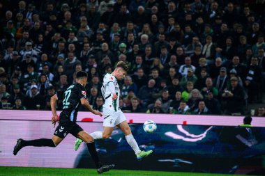 MOENCHENGLADBACH, GERMANY - 3 Kasım 2024: Bundesliga Borussia Moenchengladbach-Werder Bremen maçı Borussia Park 'ta