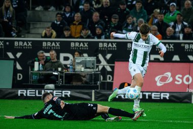 MOENCHENGLADBACH, GERMANY - 3 Kasım 2024: Bundesliga Borussia Moenchengladbach-Werder Bremen maçı Borussia Park 'ta