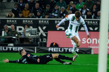 MOENCHENGLADBACH, GERMANY - 3 Kasım 2024: Bundesliga Borussia Moenchengladbach-Werder Bremen maçı Borussia Park 'ta