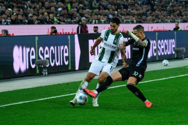 MOENCHENGLADBACH, GERMANY - 3 Kasım 2024: Bundesliga Borussia Moenchengladbach-Werder Bremen maçı Borussia Park 'ta