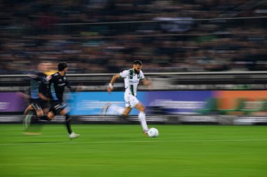 MOENCHENGLADBACH, GERMANY - 3 NOVEMBER, 2024: The football match of Bundesliga Borussia Moenchengladbach vs Werder Bremen at Borussia Park clipart