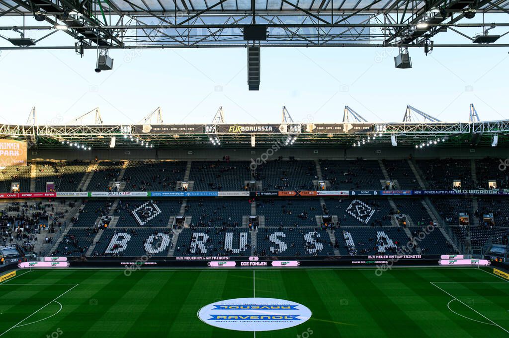 MOENCHENGLADBACH, GERMANY - 3 NOVEMBER, 2024: The football match of Bundesliga Borussia Moenchengladbach vs Werder Bremen at Borussia Park
