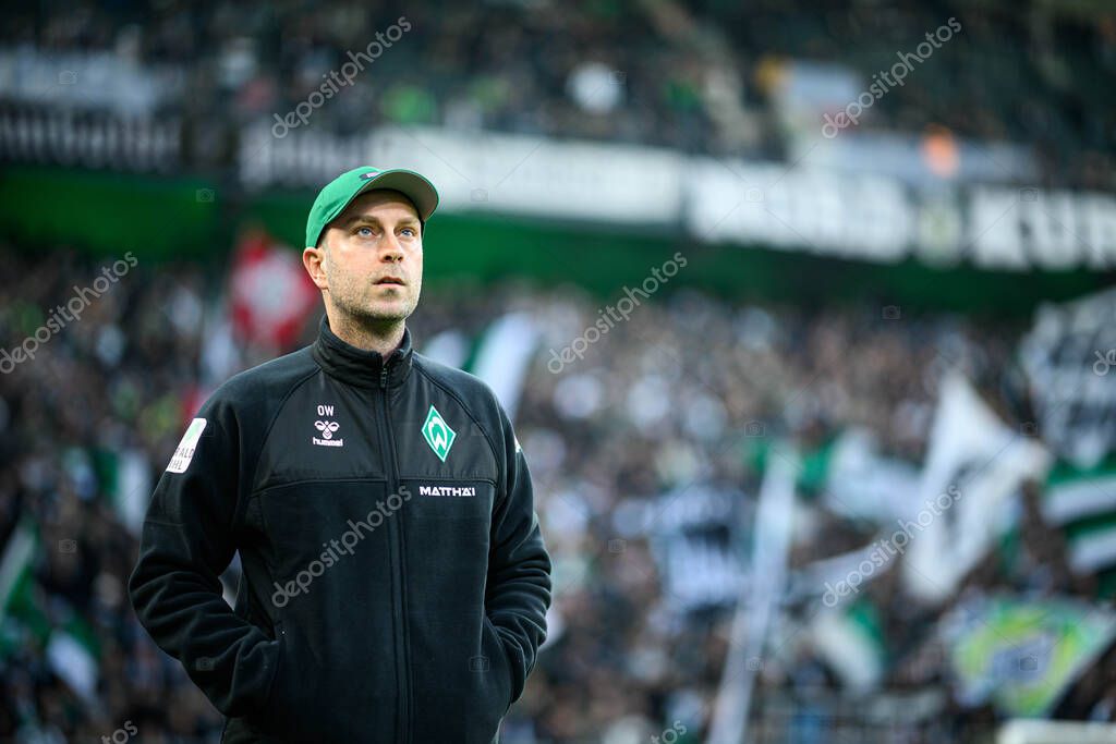 MOENCHENGLADBACH, GERMANY - 3 NOVEMBER, 2024: The football match of Bundesliga Borussia Moenchengladbach vs Werder Bremen at Borussia Park