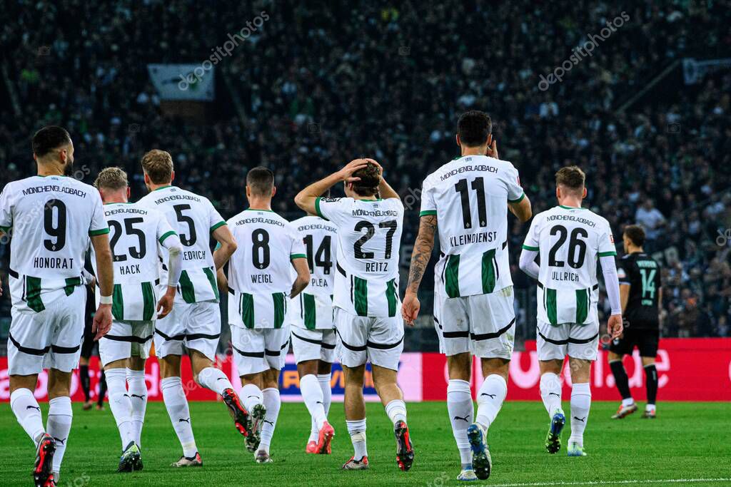 MOENCHENGLADBACH, GERMANY - 3 NOVEMBER, 2024: The football match of Bundesliga Borussia Moenchengladbach vs Werder Bremen at Borussia Park