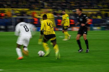 DORTMUND, GERMANY - 05.11.24: SIGNAL IDUNA PARK 'ta UEFA Şampiyonlar Ligi Borussia Dortmund' a karşı Sturm Graz maçı