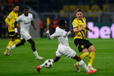 DORTMUND, GERMANY - 05.11.24: Marcel Sabitzer, SIGNAL IDUNA PARK 'ta UEFA Şampiyonlar Ligi Borussia Dortmund - Sturm Graz maçı