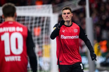 LEVERKUSEN, ALMANY - 23 Kasım 2024: Patrik Schick, Bundesliga, maç 11. Bayer Leverkusen 1 'e karşı. FC Heidenheim Bayarena 'da