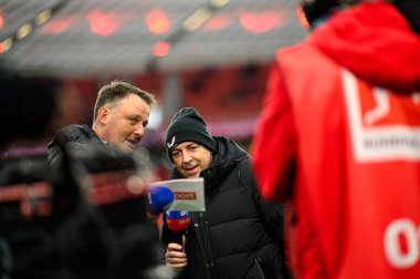 LEVERKUSEN, ALMANY - 23 Kasım 2024: Fernando Carro, Bundesliga, maç 11. Bayer Leverkusen 1 'e karşı. FC Heidenheim Bayarena 'da