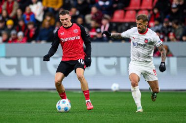 LEVERKUSEN, ALMANY - 23 Kasım 2024: Florian Wirtz, Bundesliga, maç 11. Bayer Leverkusen 1 'e karşı. FC Heidenheim Bayarena 'da