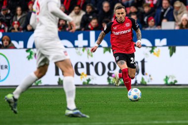 LEVERKUSEN, ALMANY - 23 Kasım 2024: Bundesliga, 11. gün. Bayer Leverkusen 1 'e karşı. FC Heidenheim Bayarena 'da