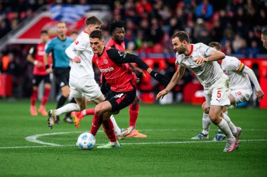LEVERKUSEN, ALMANY - 23 Kasım 2024: Patrik Schick, Bundesliga, maç 11. Bayer Leverkusen 1 'e karşı. FC Heidenheim Bayarena 'da